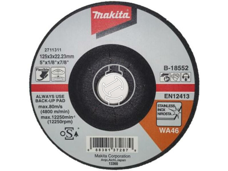 Makita 125x3 mm csiszolótárcsa