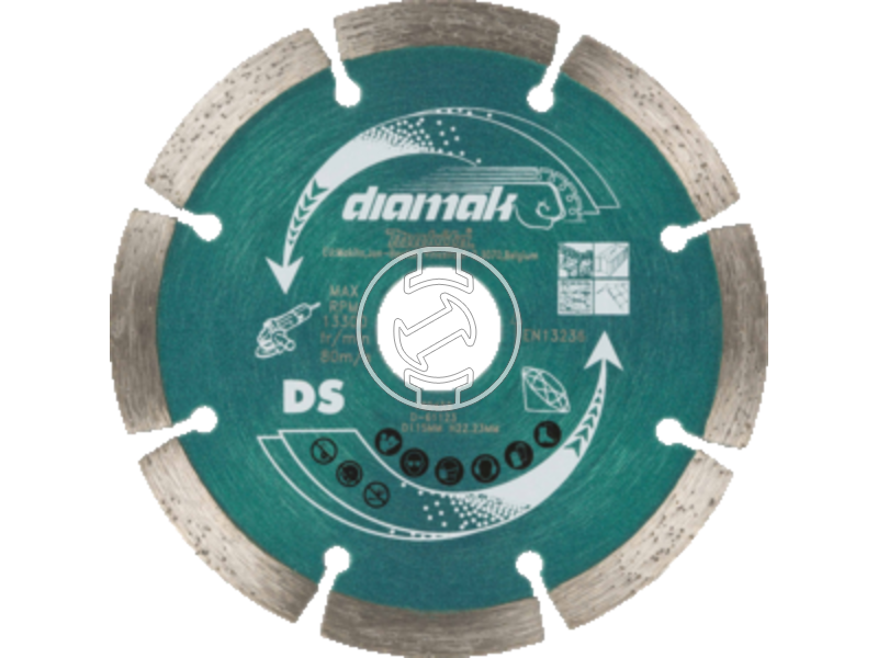 Makita Diamak 115x22,23 mm gyémánt vágótárcsa