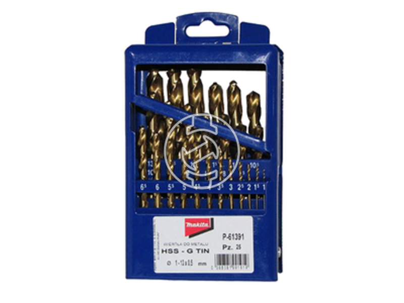 Makita 1-13 mm hSS fémfúró készlet 25 db