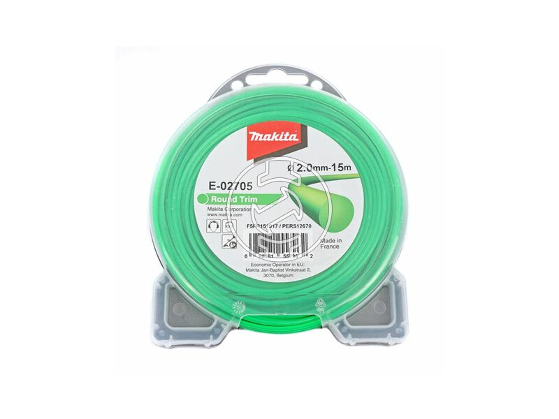 Makita roundTRIM 2 mm x 15 m kör profilú damil fűkaszához