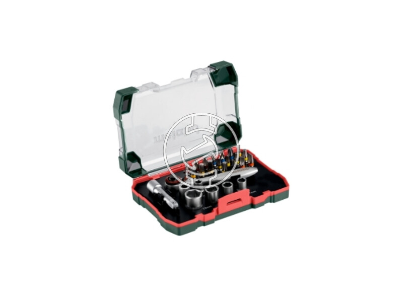Metabo bit és dugókulcs készlet racsnis behajtóval 6 db