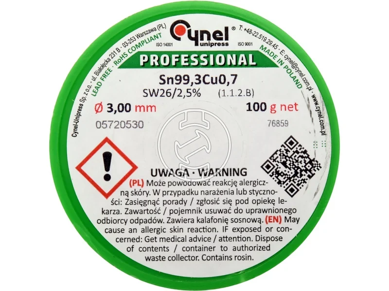 Kép: Cynel forrasztoon olommentes 3 mm 100 g.webp