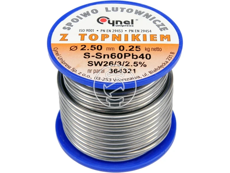 Kép: Cynel forrasztoon Sn60Pb40 25 mm 250 g.webp