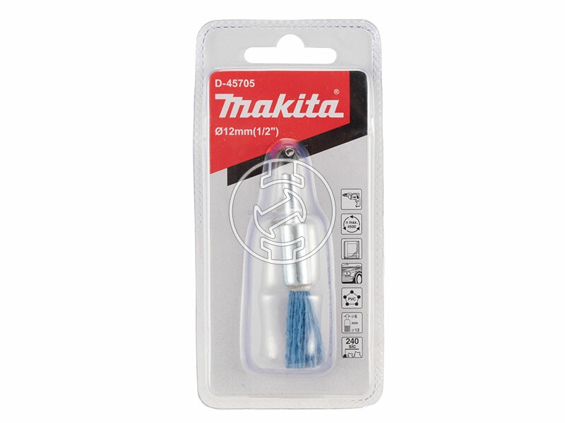 Makita ecset alakú csapos drótkefe 12mm 1/4 inch 240G