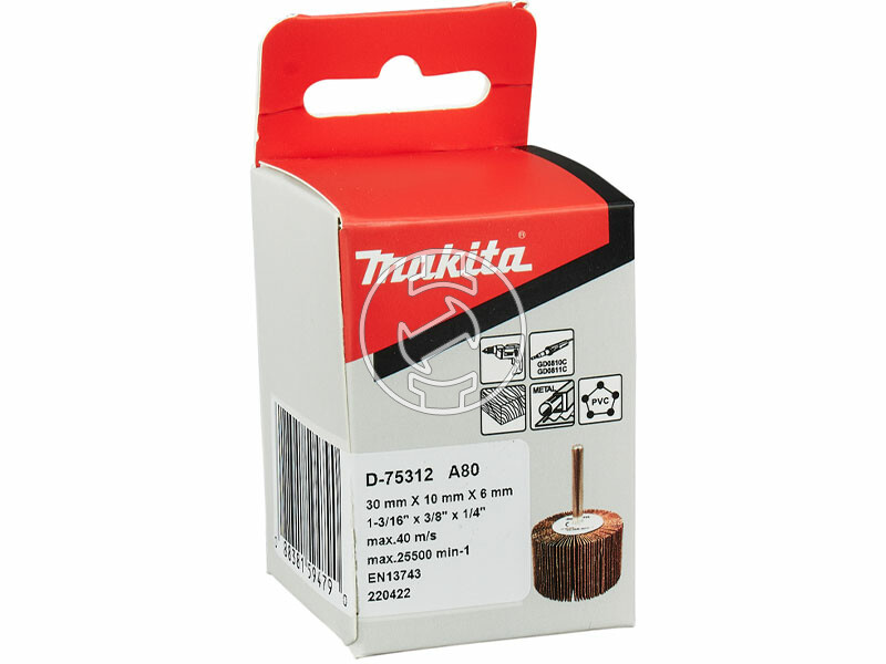 Makita szárnyas csapos csiszoló kefe 30 x 10 mm A80