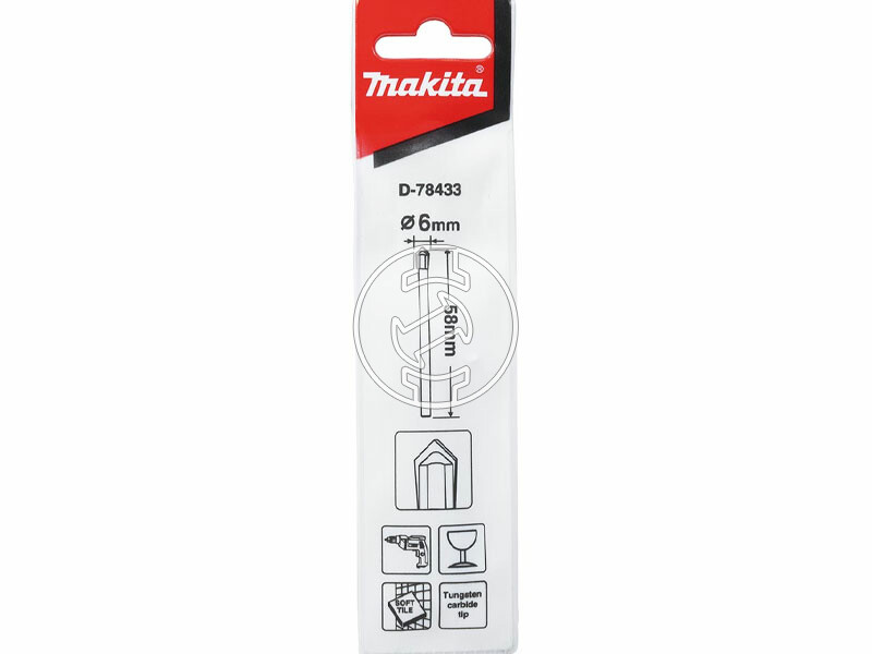 Makita üvegfúró 6 x 58 mm