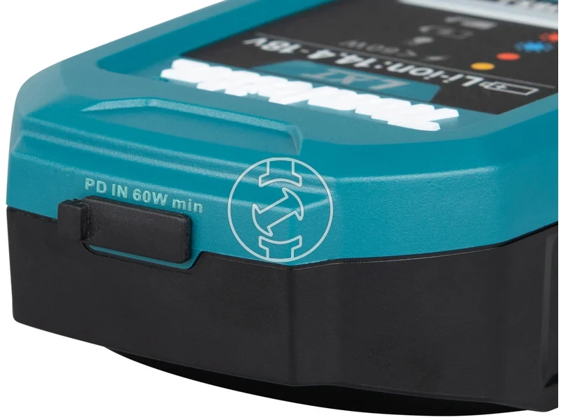 Kép: DC18SJ 144V-18V Li-ion LXT akkumulator tolto USB PD PD kabel.webp