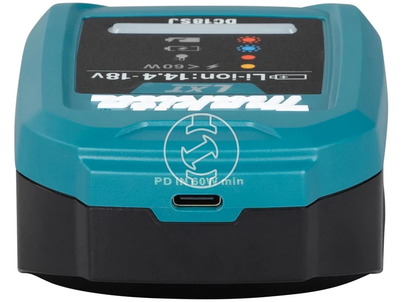 Kép: DC18SJ 144V-18V Li-ion LXT akkumulator tolto USB PD PD kabel.webp