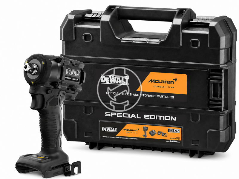 DeWalt DCF92MNT-QW akkus ütvecsavarozó 18 V | 406 Nm | 1/2 inch | Szénkefementes | Akku és töltő nélkül | Kofferben