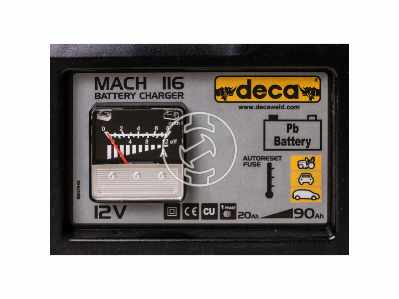 Deca MACH116 akkumulátortöltő járművekhez