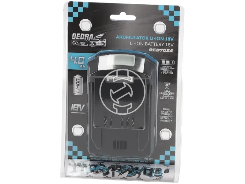 Kép: Dedra Akkumulator 40 Ah 18 V Li-Ion_6.webp