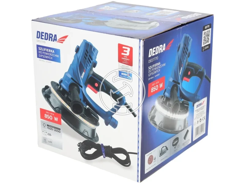 Kép: Dedra DED7770 Elektromos kezi falcsiszolo 850 W_15.webp