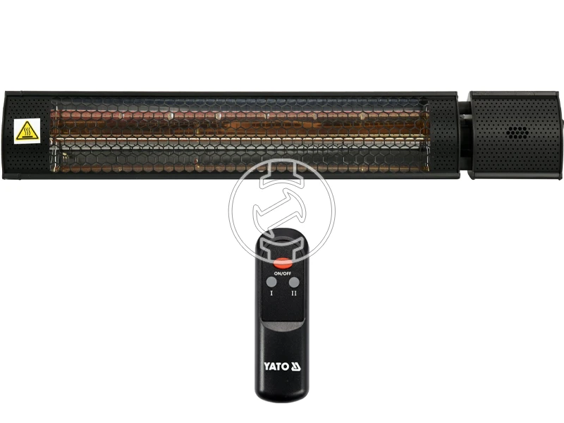 Yato YT-99532 infravörös hősugárzó 2000 W, távirányítóval