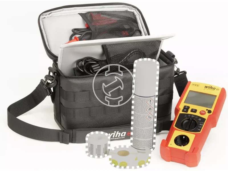 Kép: Device tester set PAT one with accessories EU in a bag.webp