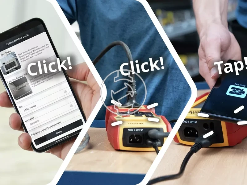 Kép: Device tester set PAT one with tools and accessories EU in a case.webp