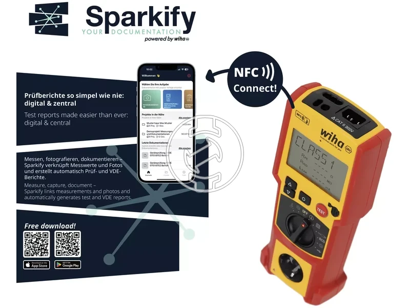 Kép: Device tester set PAT one with tools and accessories EU in a case.webp