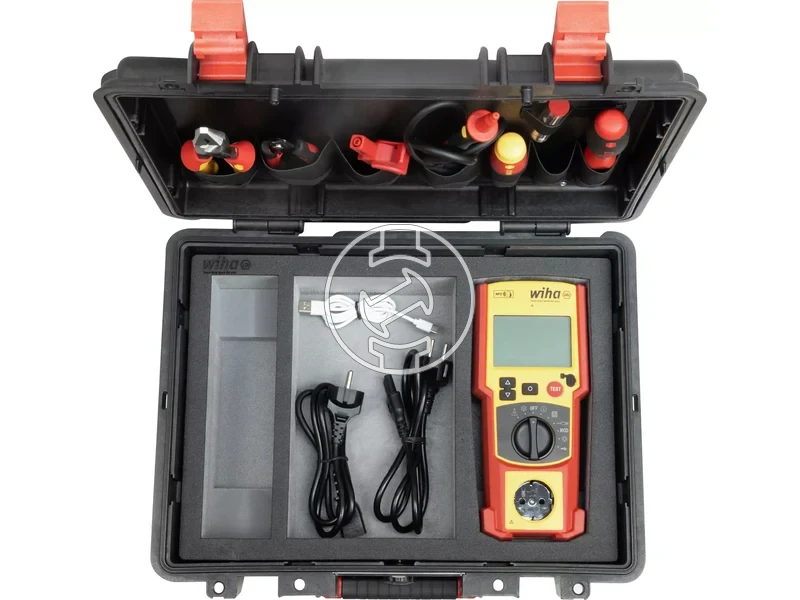 Kép: Device tester set PAT one with tools and accessories EU in a case.webp