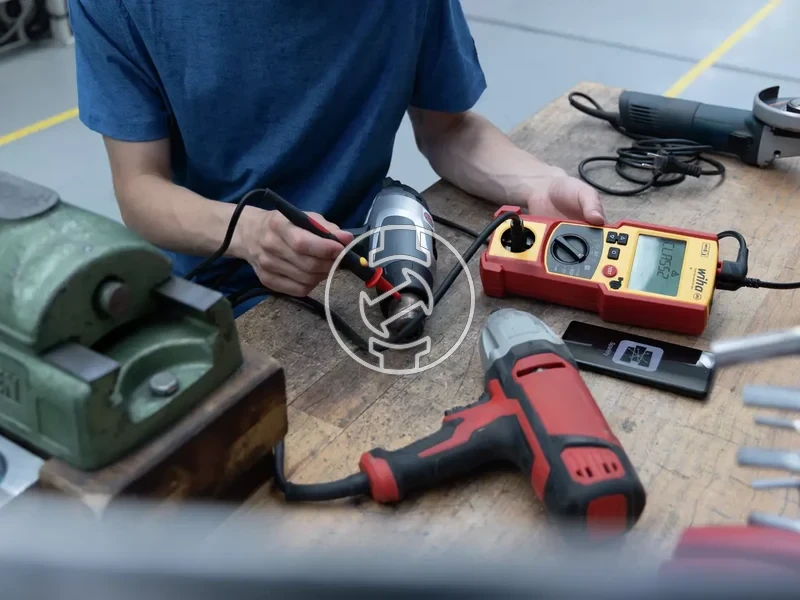 Kép: Device tester set PAT one with tools and accessories EU in a case.webp