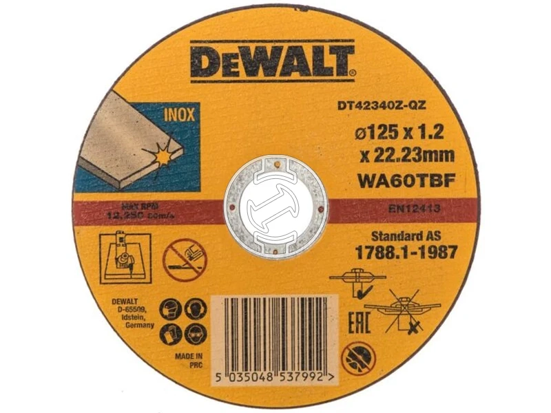 DeWalt 125 x 22,23 x 1,2 mm vágókorong
