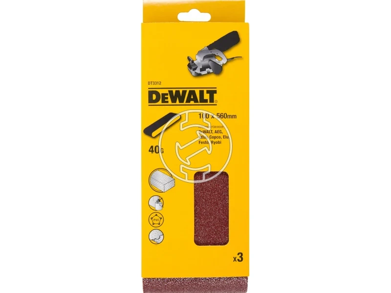 Kép: DeWalt 40G Vegtelenitett csiszoloszalag 100 x 560 mm 40G_1.webp