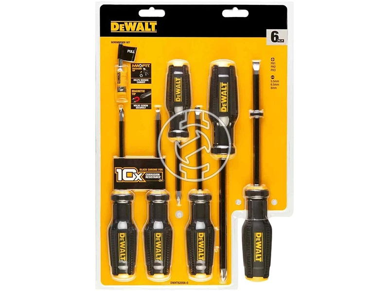 DeWalt 6 darabos csavarhúzó készlet