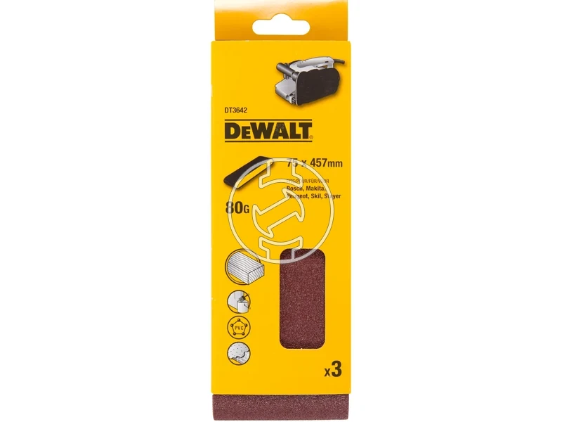 Kép: DeWalt 80G Vegtelenitett csiszoloszalag 75 mm x 457 mm_2.webp