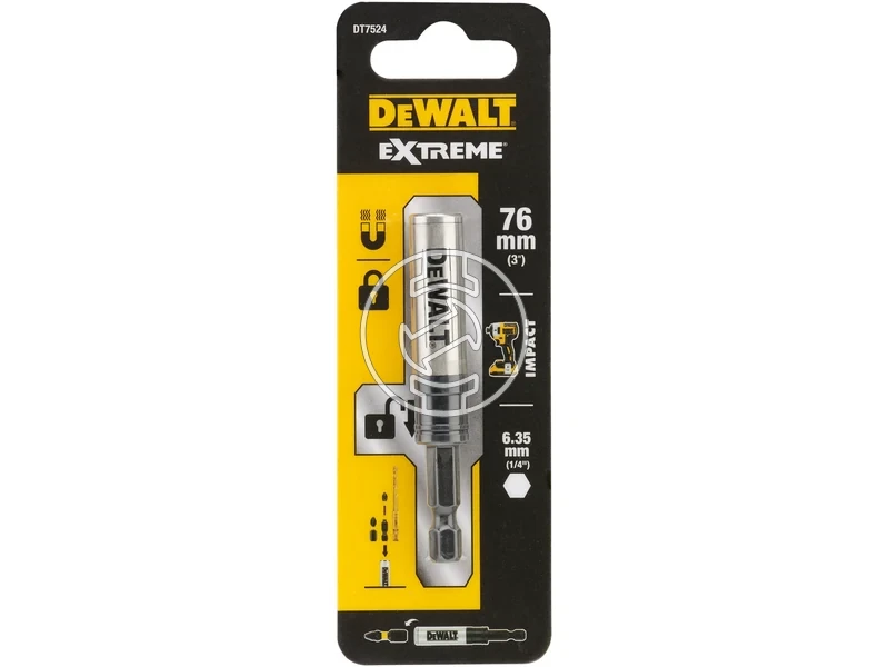 Kép: DeWalt bittarto adapter csavarozohoz 76 mm.webp