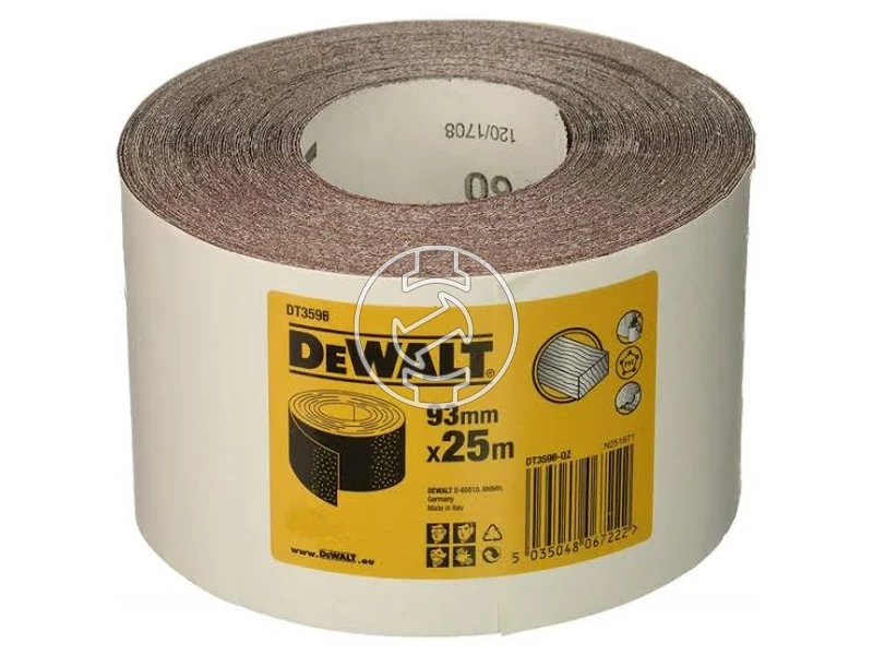 Kép: DeWalt Csiszolopapir tekercs 25 m x 93 mm 180 G_1.webp