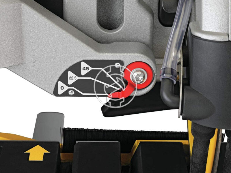 DeWalt D36000-QS elektromos asztali csempevágó 230 V | 1600 W | 940 mm | Vágási mélység 80 mm | Tárcsaátmérő 250 x 25,4 mm