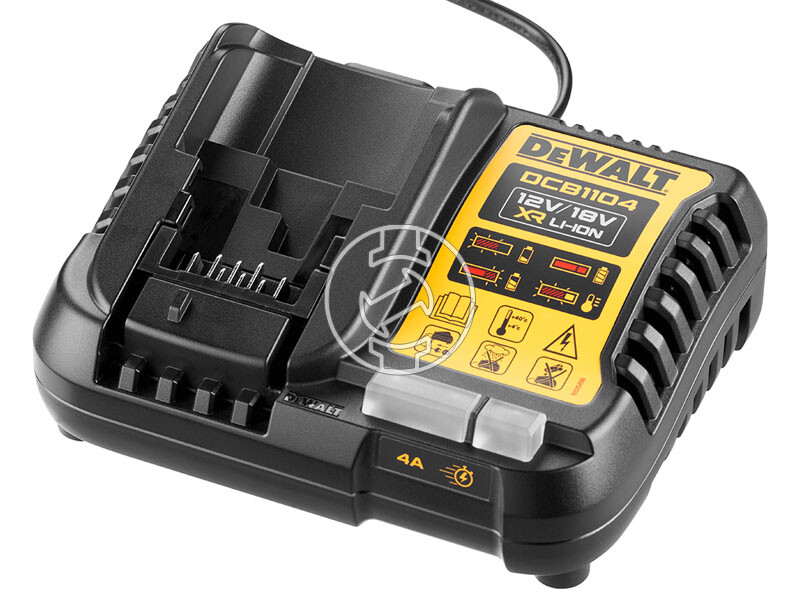 DeWalt DCB1104 akkumulátortöltő szerszámgépekhez 4A