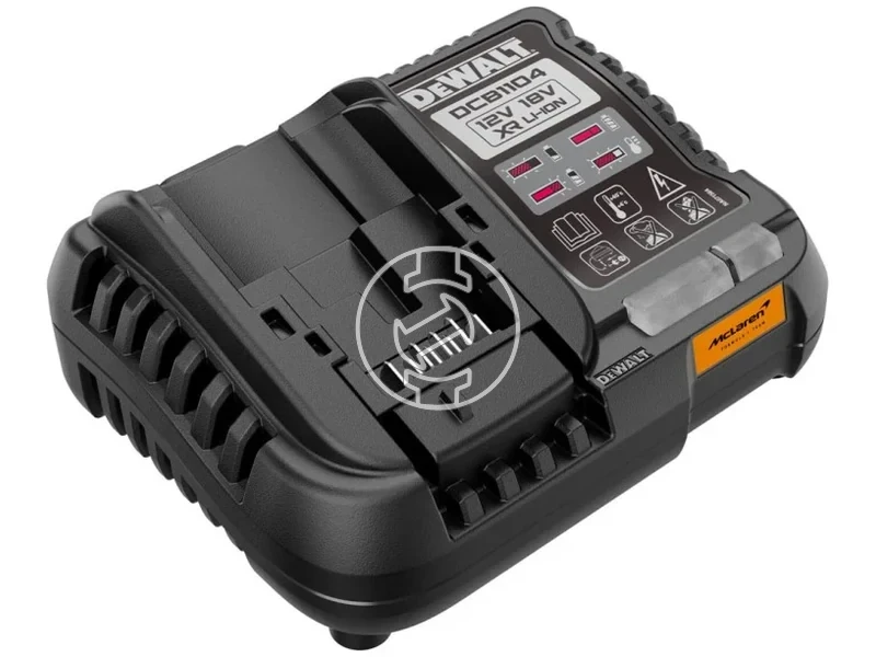Kép: DeWalt DCB1104M-QW Mclaren akkumulatortolto szerszamgepekhez 4A_0.webp
