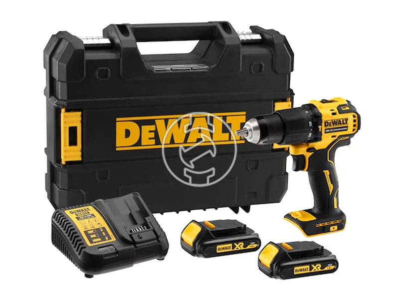 DeWalt DCD709S2T-QW akkus ütvefúró-csavarozó 18 V | 26 Nm/65 Nm | 1,5 - 13 mm | Szénkefementes | 2 x 1,5 Ah akku + töltő | TSTAK kofferben