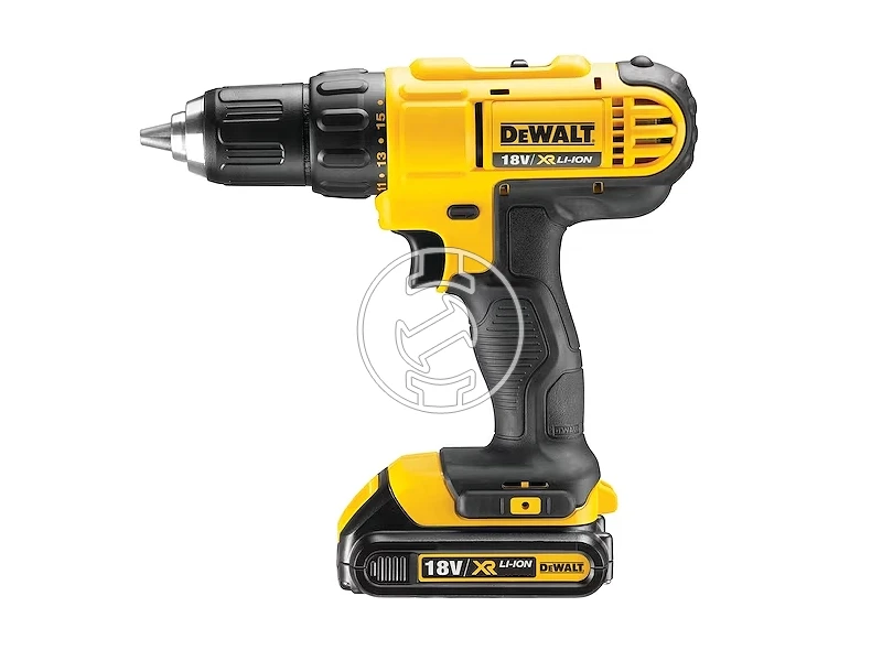 DeWalt DCD771D2-QW akkus ütvefúró-csavarozó 18 V | 24 Nm/42 Nm | 1,5 - 13 mm | Szénkefementes | 2 x 2 Ah akku + töltő | Kofferben