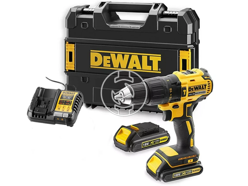 DeWalt DCD776C3-QW akkus ütvefúró-csavarozó 18 V | 24 Nm/42 Nm | 1,5 - 13 mm | Szénkefés | 3 x 1,3 Ah akku + töltő | Kofferben