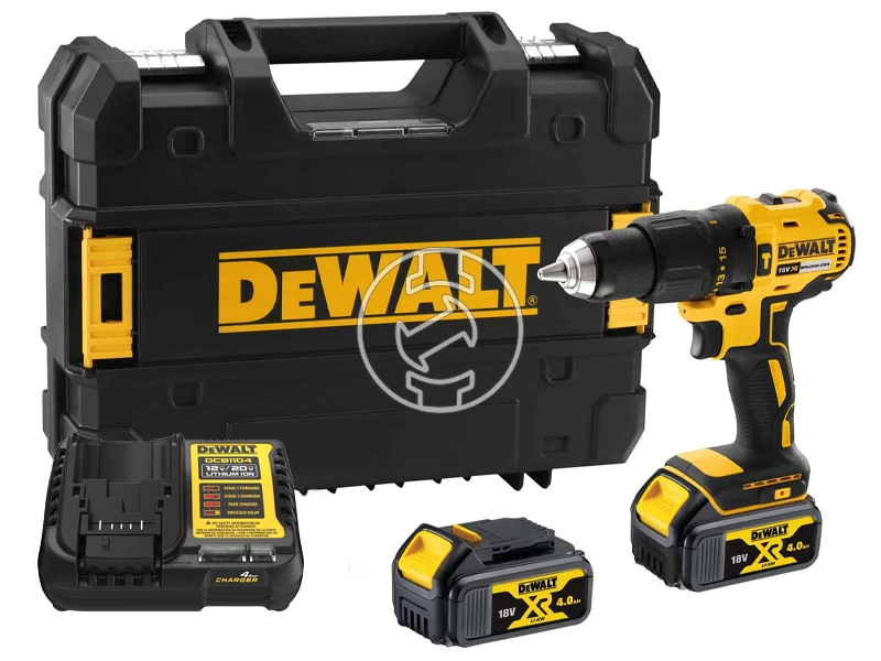 DeWalt DCD778M2T-QW akkus ütvefúró-csavarozó 18 V | 26 Nm/65 Nm | 1,5 - 13 mm | Szénkefementes | 2 x 4 Ah akku + töltő | TSTAK kofferben