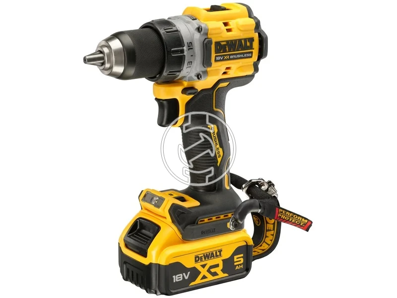Kép: DeWalt DCD800P2LRT-QW akkus furocsavarozo tokmanyos 18 V  90 Nm  Szenkefementes  Akku es toltovel  TSTAK kofferben_0.webp