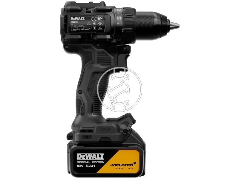 Kép: DeWalt DCD81MP2T-QW McLaren akkus furocsavarozo tokmanyos 2 x 5 Ah akku  tolto_5.webp