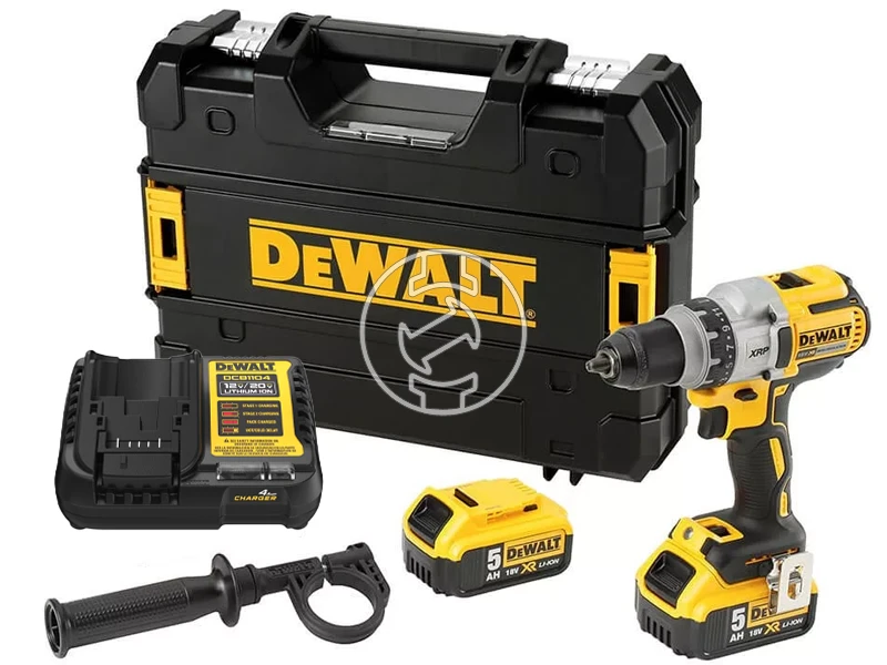 DeWalt DCD996P2-QW akkus ütvefúró-csavarozó 18 V | 66 Nm/95 Nm | 1,5 - 13 mm | Szénkefementes | 2 x 5 Ah akku + töltő | TSTAK kofferben