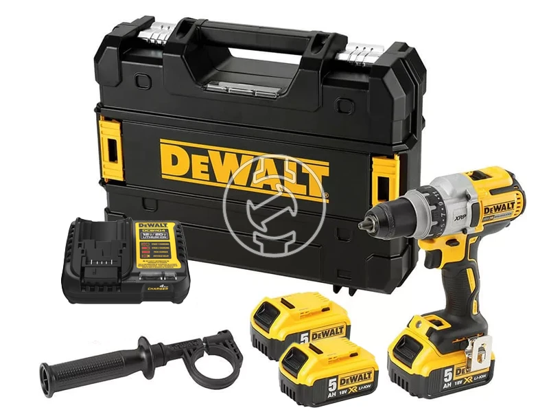DeWalt DCD996P3K-QW akkus ütvefúró-csavarozó 18 V | 66 Nm/95 Nm | 1,5 - 13 mm | Szénkefementes | 3 x 5 Ah akku + töltő | TSTAK kofferben