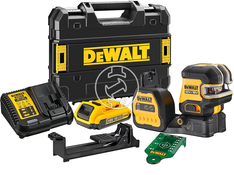 DeWalt DCE825D1G18-QW 12/18V pont- és vonallézer