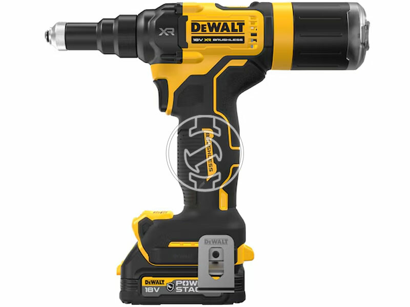 DeWalt DCF403E1GT-QW akkus popszegecselő + 1 x 1,7 Ah + DCB1102 + TSTAK 18 V XR