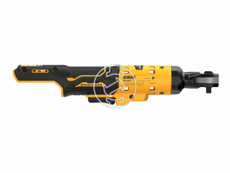 DeWalt DCF503L1G-QW akkus racsnis csavarkulcs kartondobozban