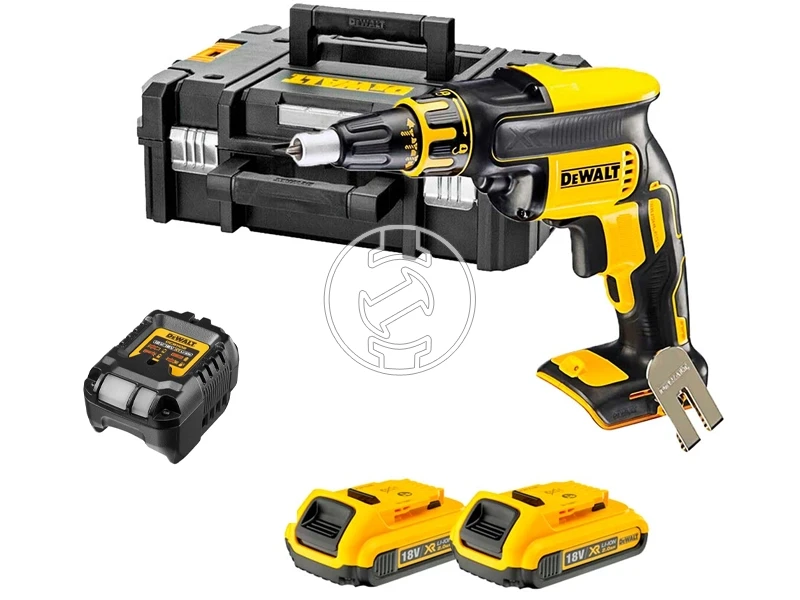 DeWalt DCF620D2-QW akkus csavarbehajtó mélységütközõvel 18 V | Szénkefementes | 2 x 2 Ah akku + töltõ | TSTAK kofferben