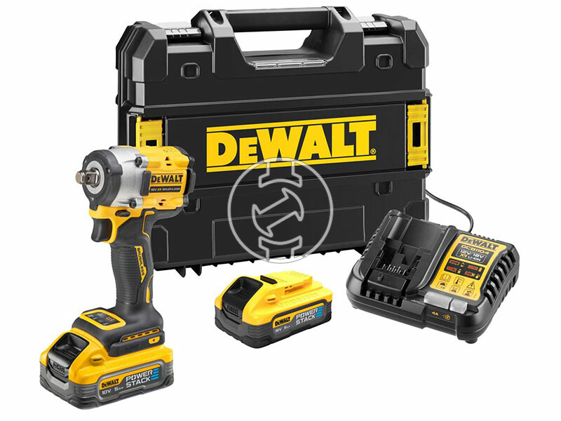 DeWalt DCF921H2T-QW akkus ütvecsavarozó 2x5Ah, TSTAK