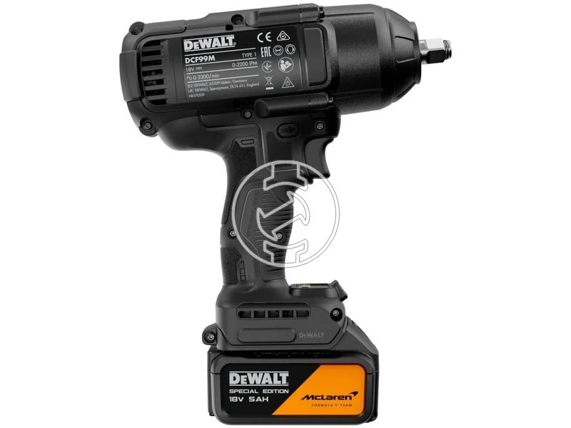 Kép: DeWalt DCF99MP2T-QW McLaren akkus utvefuro-csavarozo 12 inch 2 x 5 Ah akku  tolto_2.webp