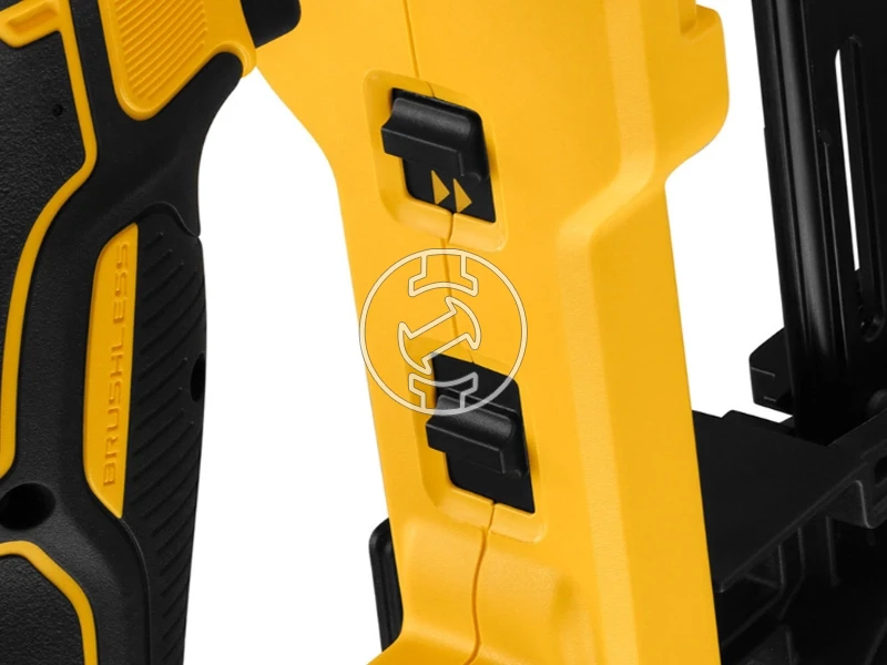 DeWalt DCFS950N-XJ akkus kerítés kapcsozó 18 V | 38 - 50 mm | Kapocs szélesség 12,3 mm | Szénkefementes | Akku és töltő nélkül | Kartondobozban