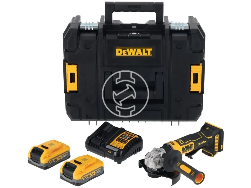 Kép: DeWalt DCG404S2T-QW akkus sarokcsiszolo 125 mm  2 35 Ah_0.webp
