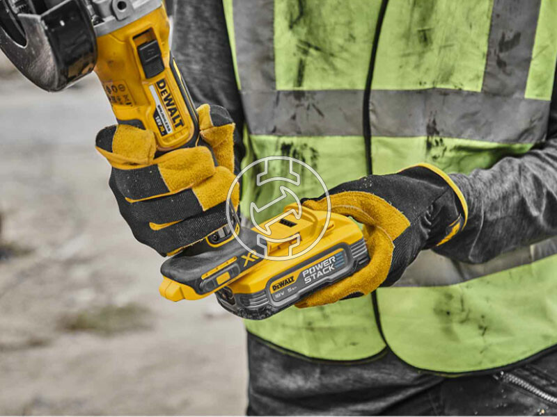 DeWalt DCG409H2T-QW akkus sarokcsiszoló 2x5Ah, TSTAK