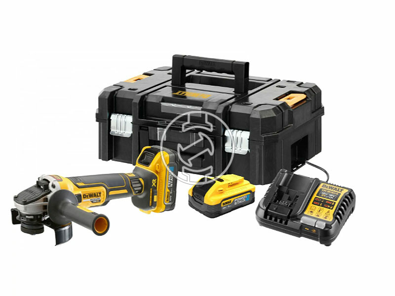 DeWalt DCG409H2T-QW akkus sarokcsiszoló 2x5Ah, TSTAK