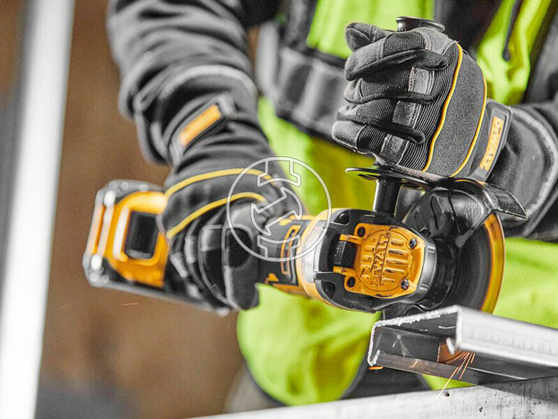 DeWalt DCG409VSN-XJ akkus sarokcsiszoló (akku és töltő nélkül)